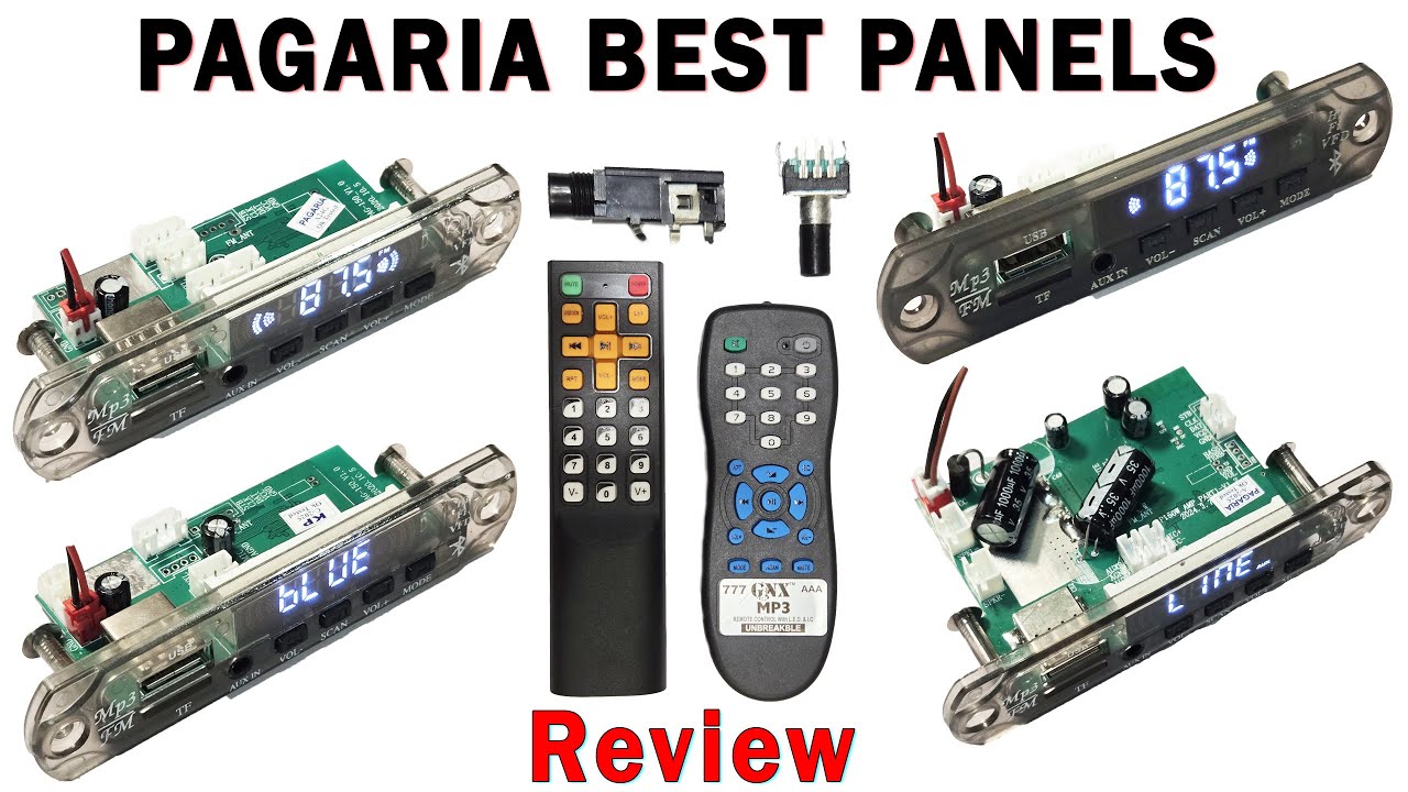 Pagaria Bluetooth Module - White Display Big IC - 4 Best Pagaria Bluetooth Audio Panel