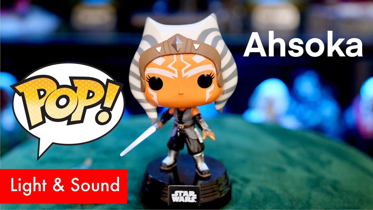 Funko Pop Ahsoka Light & Sound unboxing 