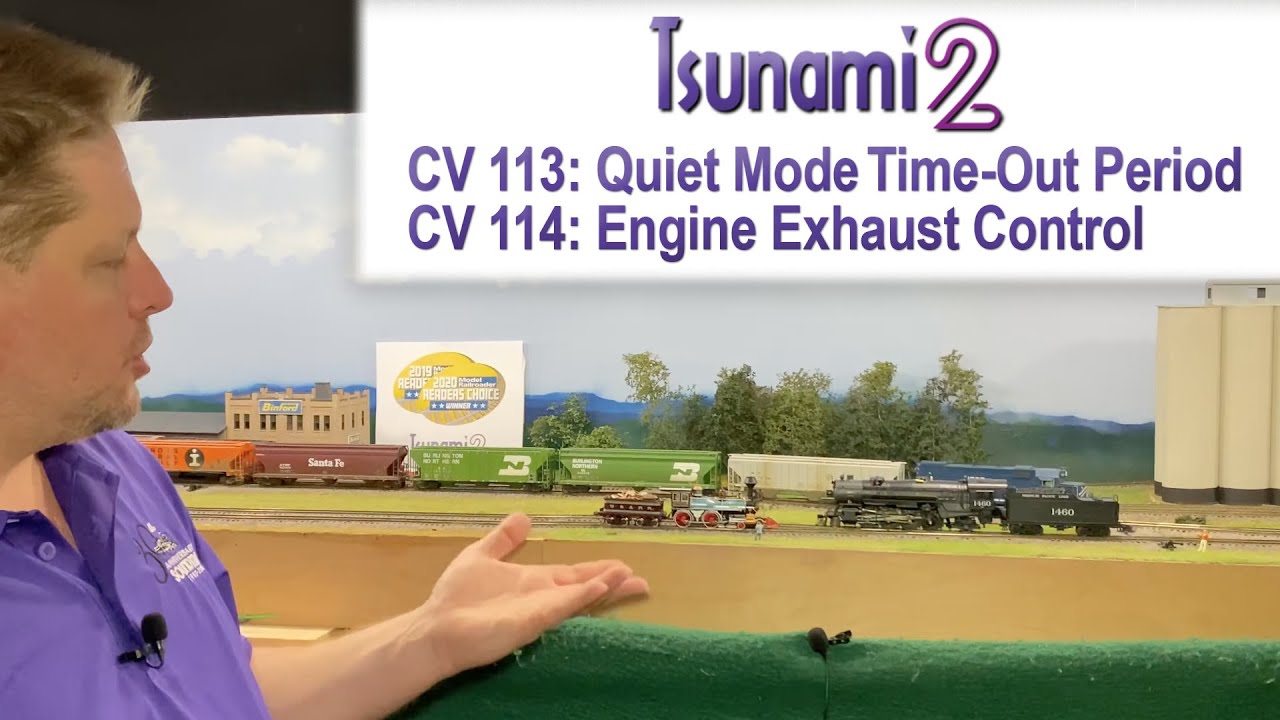 How to Start Up your Tsunami2 Equipped Locomotive: Steam and Diesel Examples