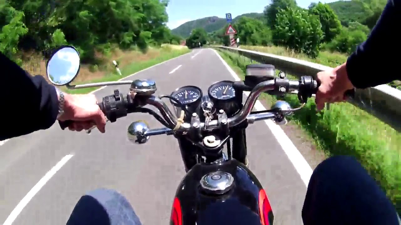 Yamaha RD 50  Mokick   kurze Rundfahrt