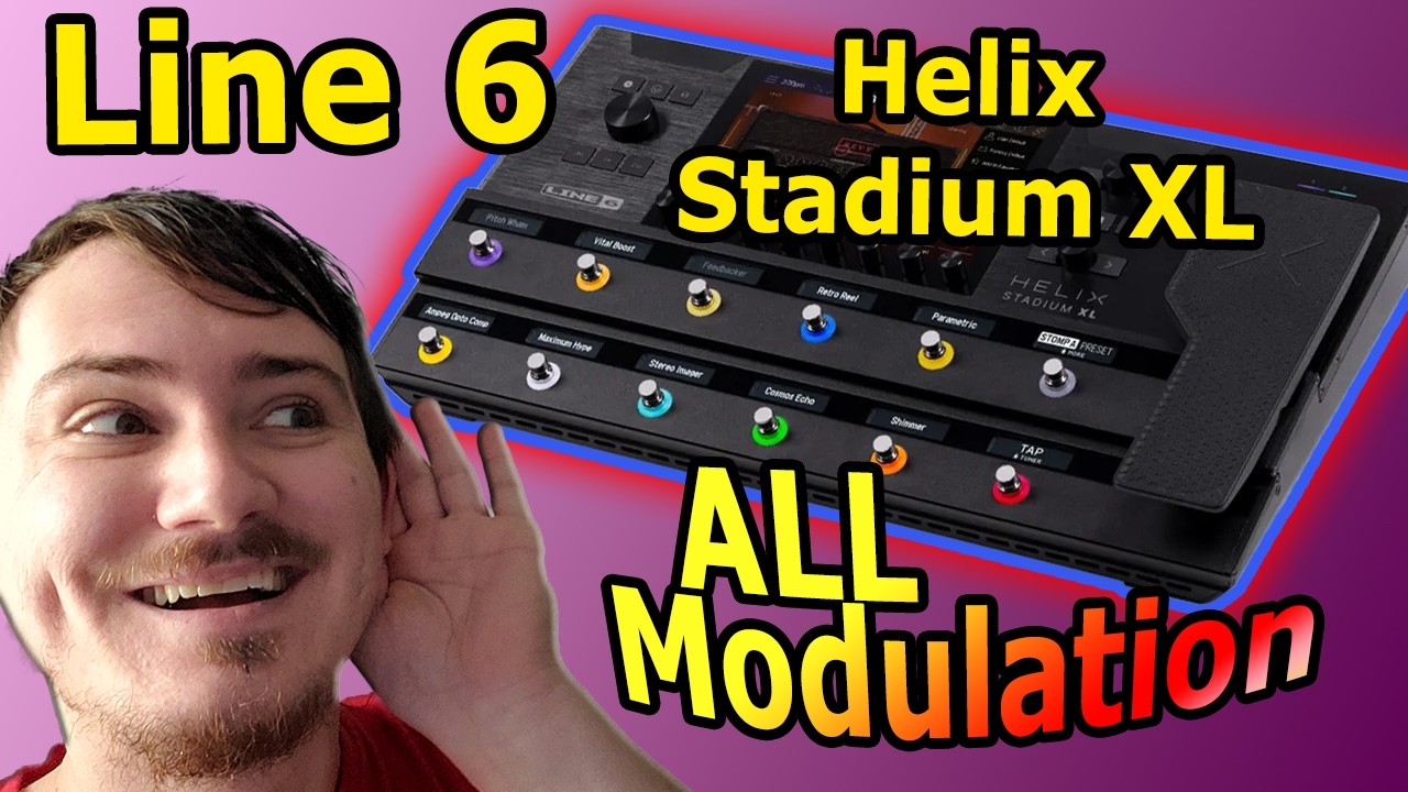 Line 6 Helix Stadium XL ALL MODULATION, All Modulation On helix Stadium