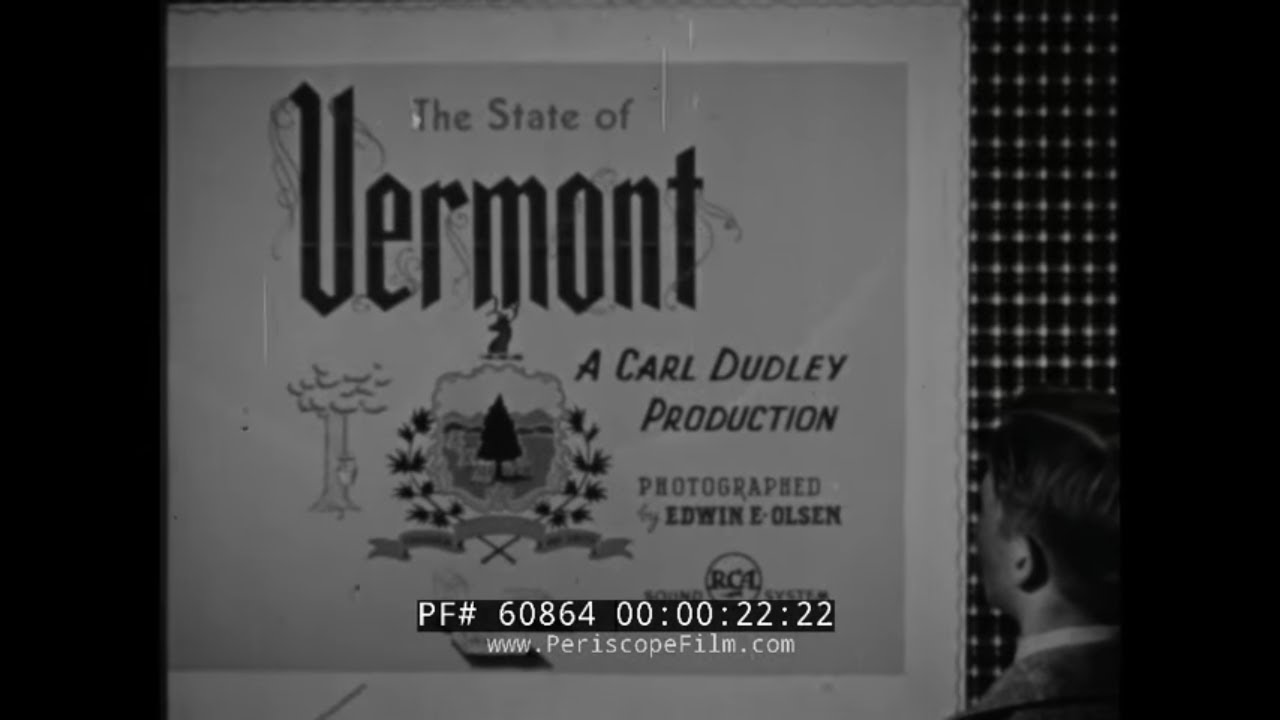 1947 VERMONT  BURLINGTON, BENNINGTON  TRAVELOGUE MOVIE  