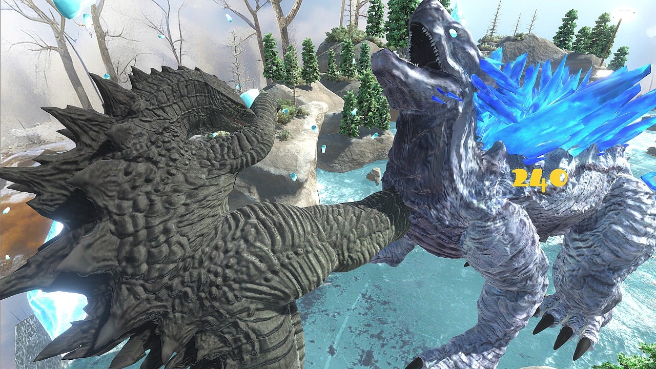 Shimo and Skar King Catch Godzilla Off Guard — Animal Revolt Battle Simulator Story
