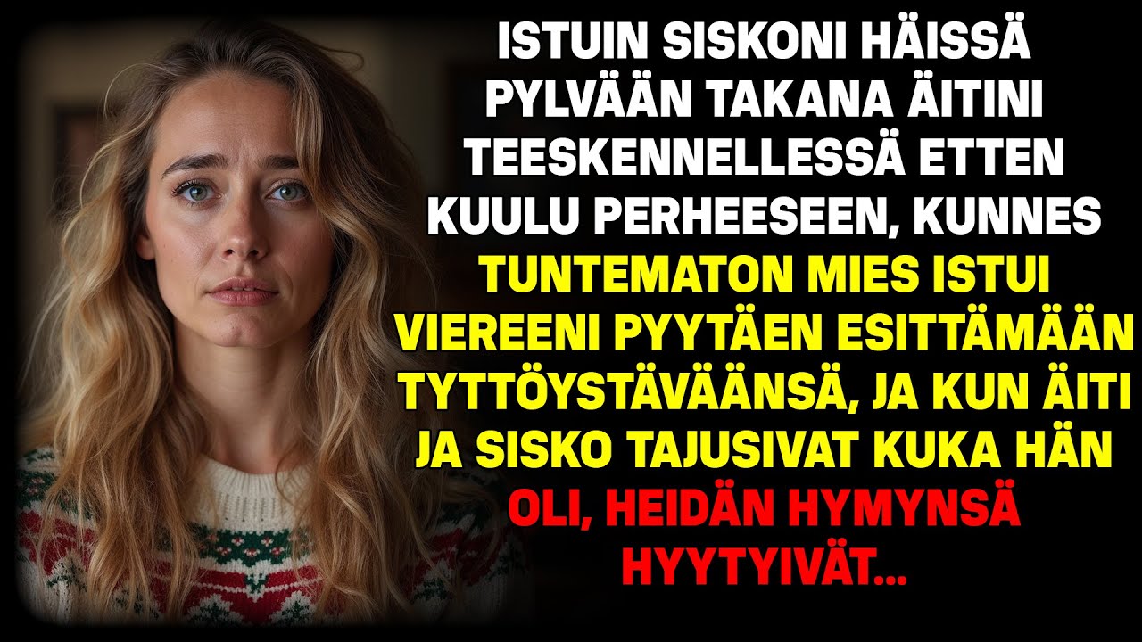 Perheeni pisti minut pilarin taakse siskoni häissä. Kunnes vieras sanoi: 'Esitä vain...'