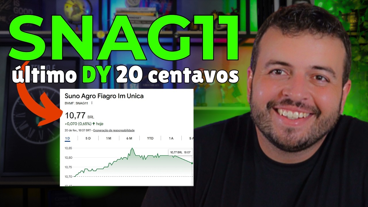 SNAG11 Está Pagando 20 Centavos! Ainda Dá Tempo de Entrar?