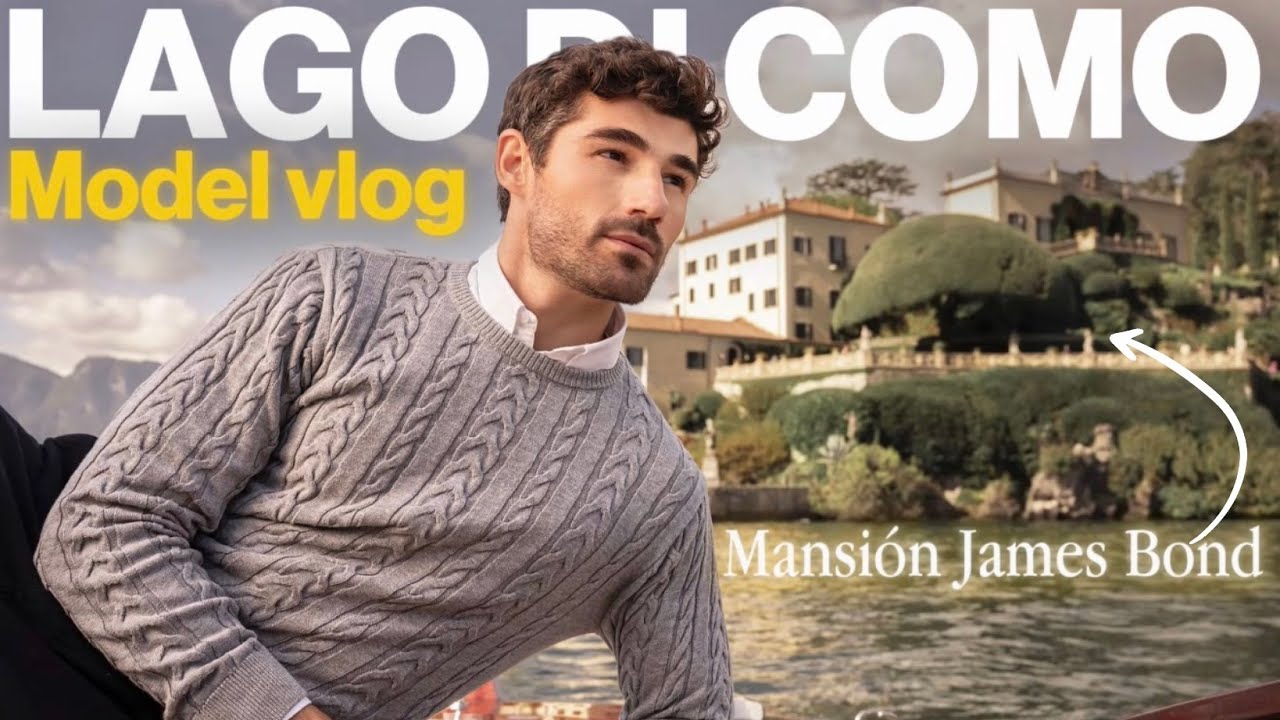 Modelo en el Lago di Como, Milán 📸🇮🇹