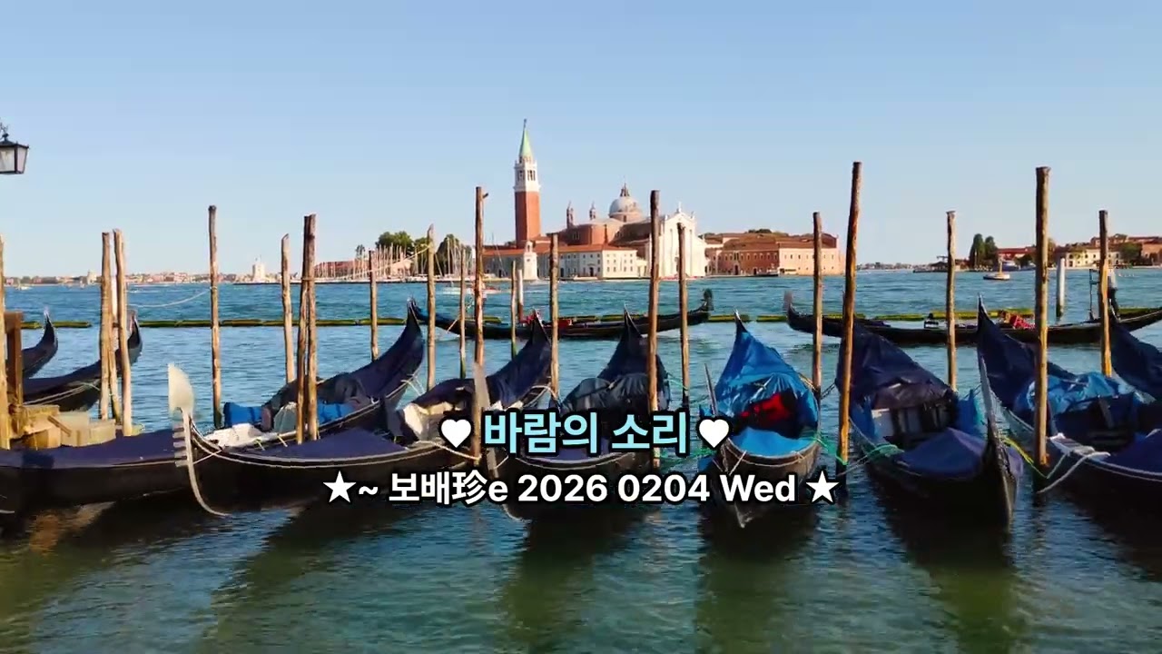 ★~ 보배珍e 2026 0204 Wed ★ ♥ 바람의 소리 ♥ Man A