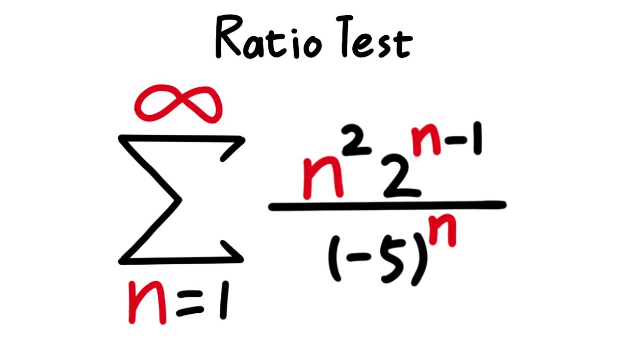 a harder raito test problem for infinite series, calculus 2 tutorial