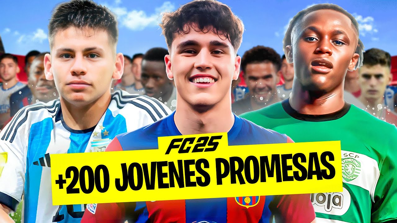 LAS +200 MEJORES PROMESAS DE FC 25 MODO CARRERA