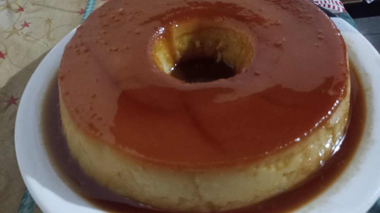 Como fazer um pudim de trigo com três ingredientes 😋😋😋