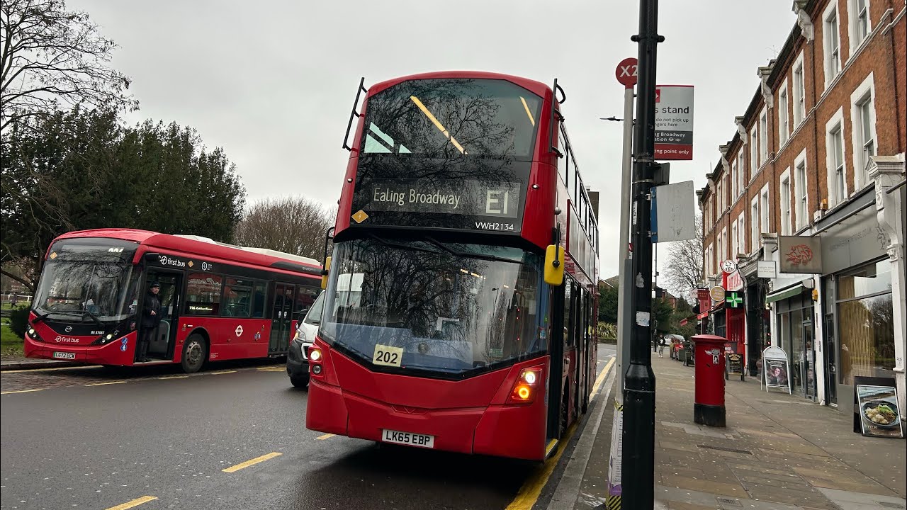 Journey on Metroline London Route E1 Wright Gemini 3 Volvo B5LH VWH2134 LK65EBP