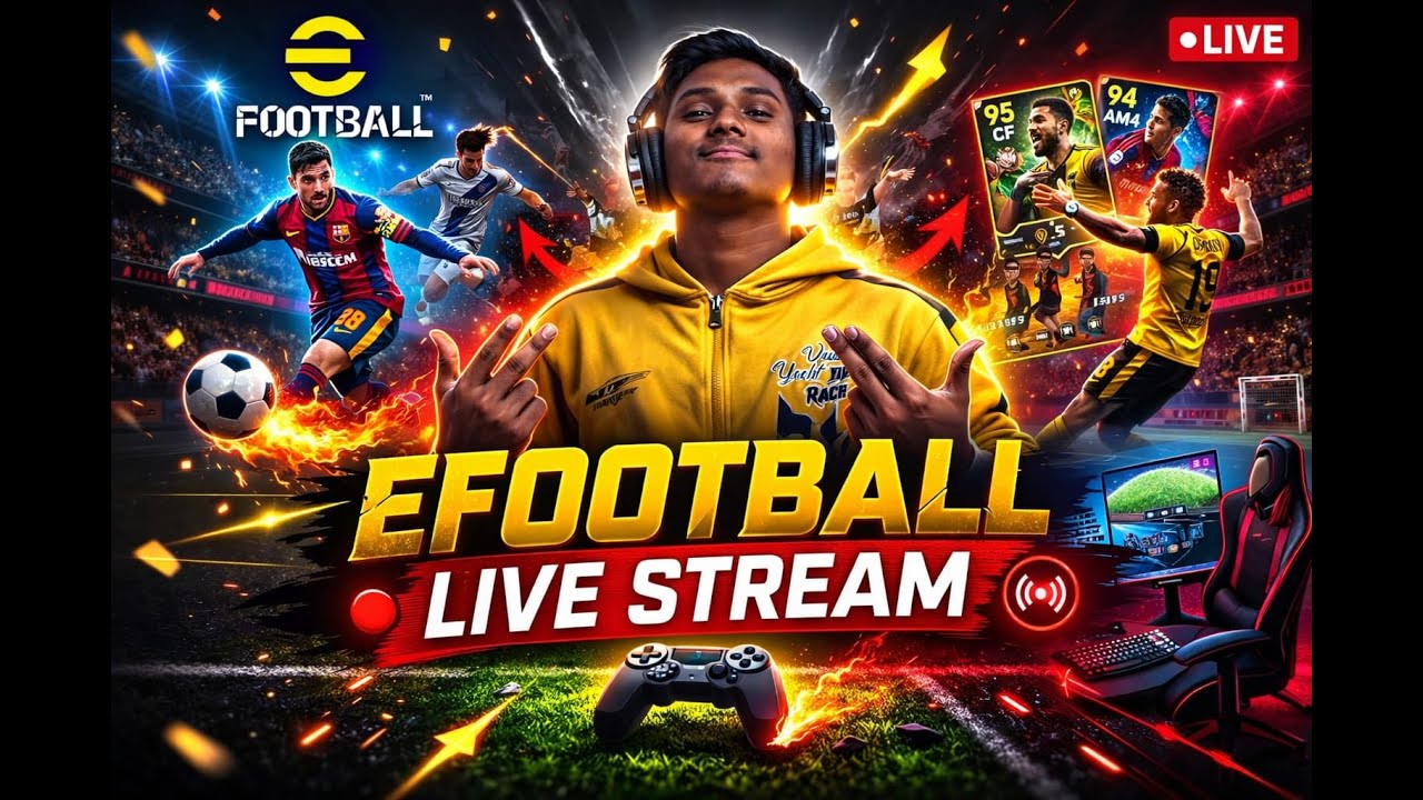Efootball Live Stream |Aj Divison 1 Ho Ga ?