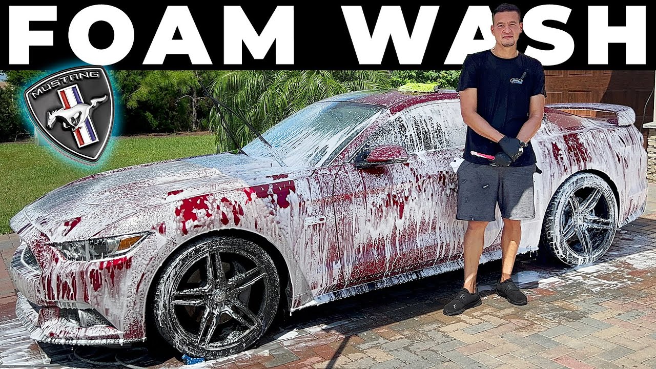 How I Professionally Wash a CAR - FORD MUSTANG GT 5.0 Detail