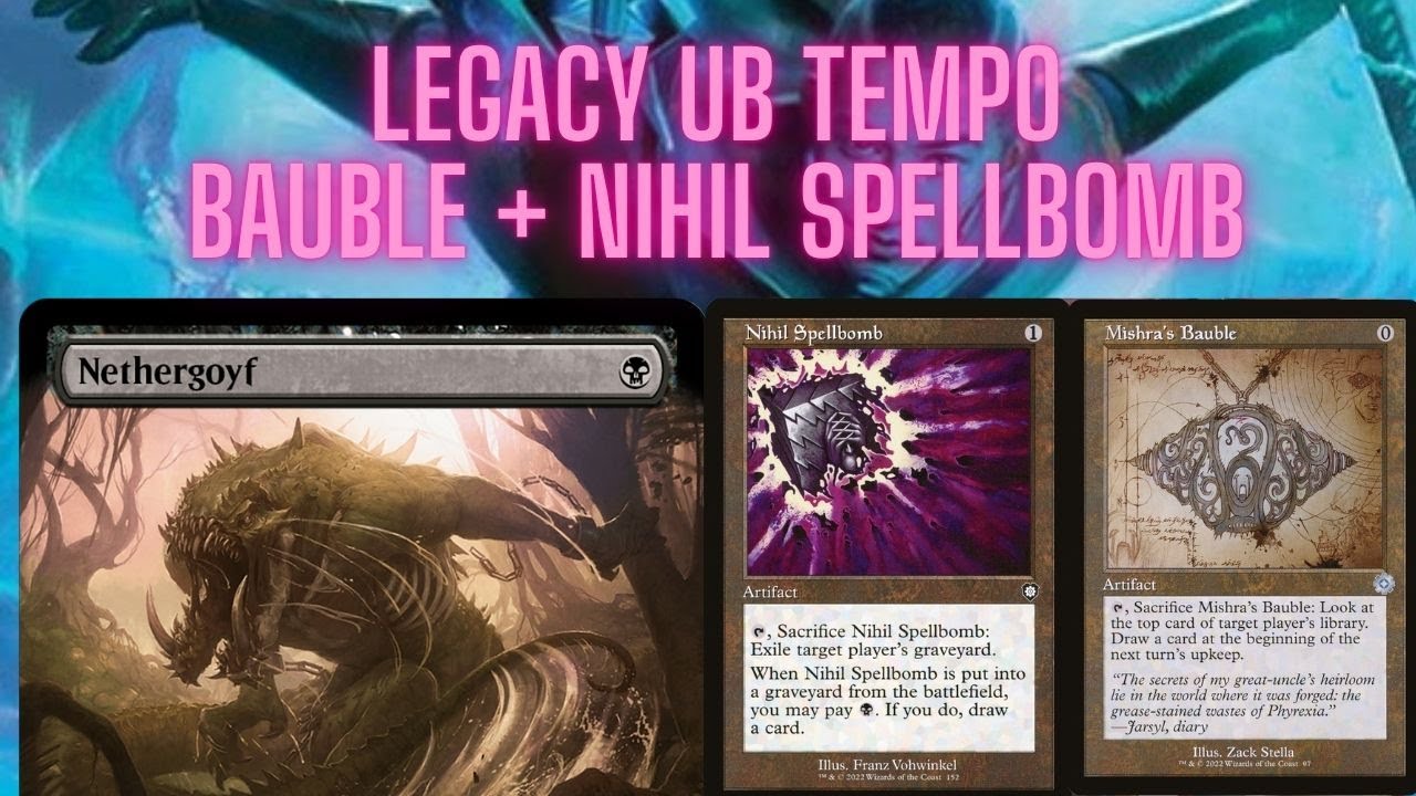 BAUBLE + SPELLBOMB! Legacy UB Tempo with Ecobaronen's newest list | Magic: The Gathering MTG
