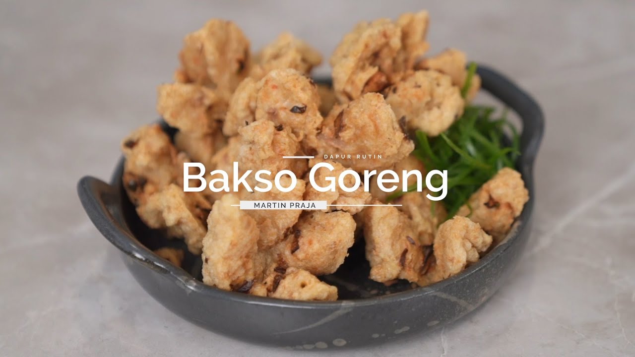 RESEP BAKSO GORENG AYAM UDANG MEKAR, GARING, DAN PADAT! LENGKAP DENGAN SAUS COCOLAN ASAM PEDAS.