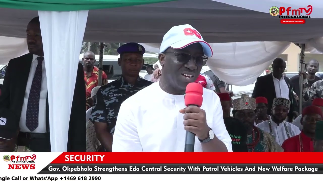Gov. Okpebholo Strengthens Edo Central Security With Patrol Vehicles and New Welfare Package