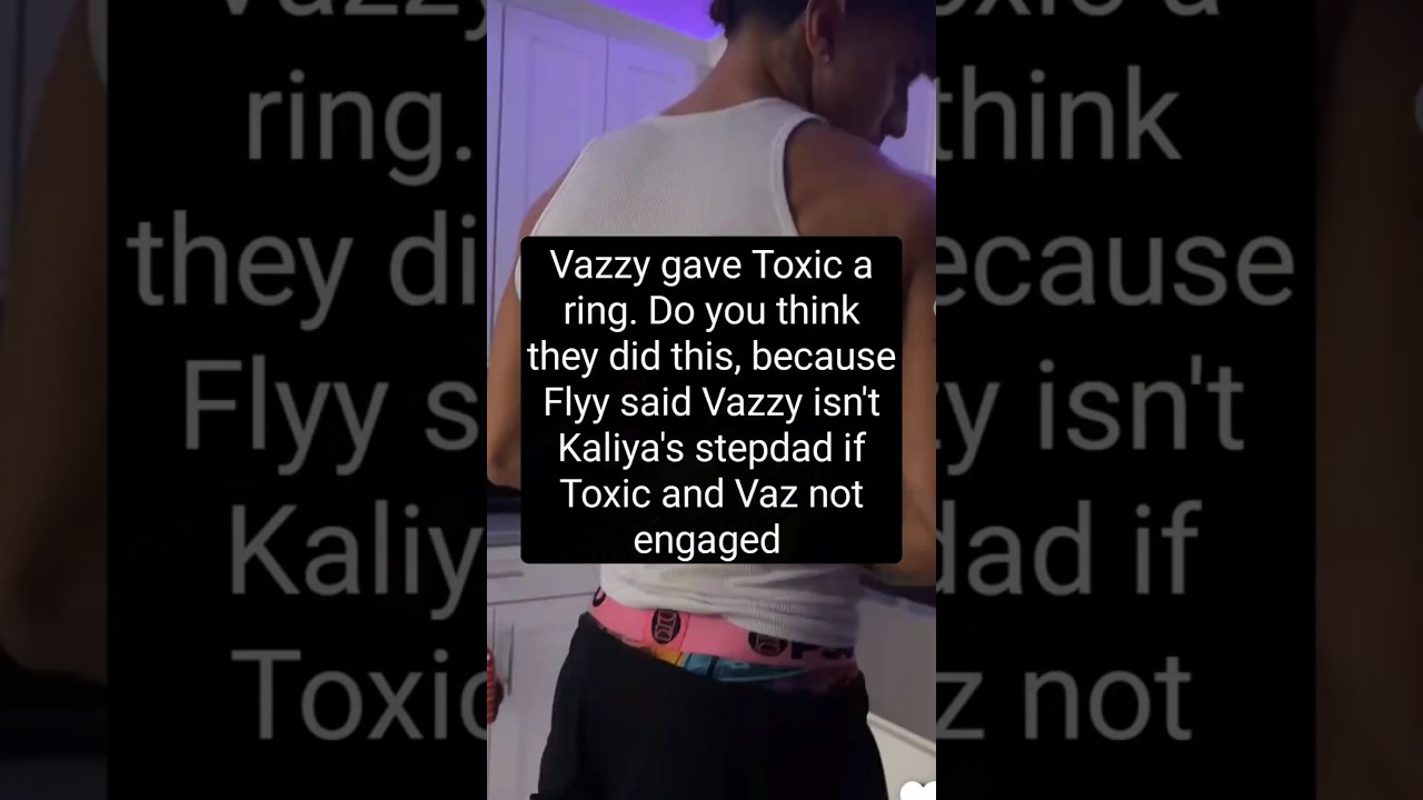 Vazzy Gave Toxic A Ring #toxicfairy #vazzy #flyysoulja #islandboys