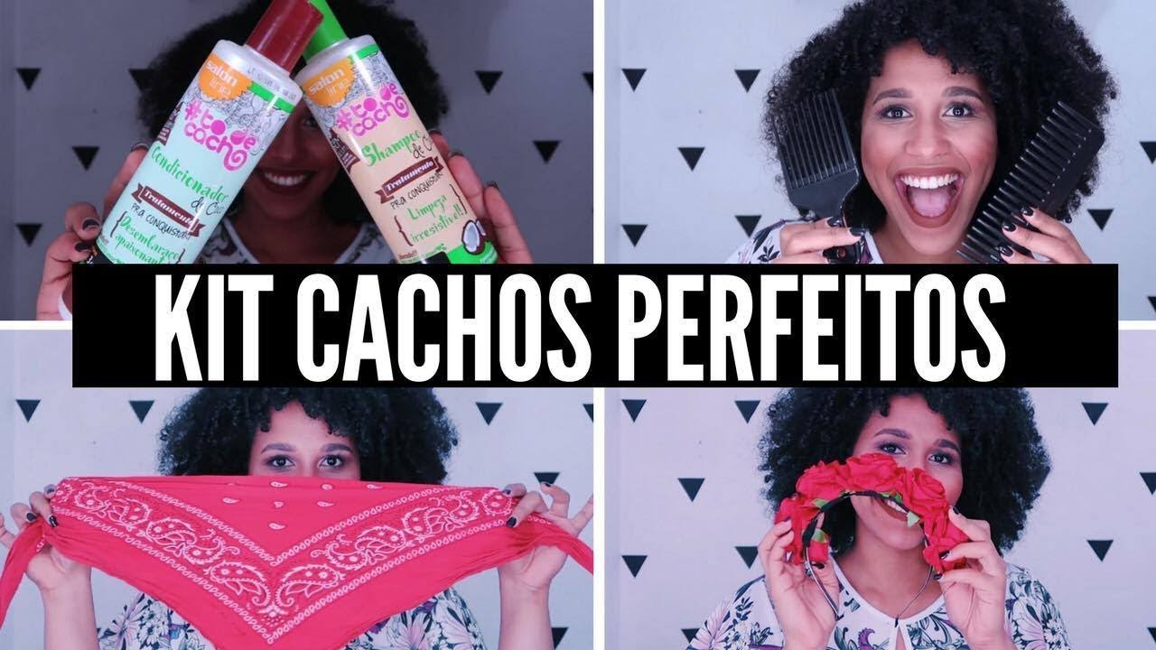 Kit Básico das Cacheadas/Crespas - 13 Itens e Produtos