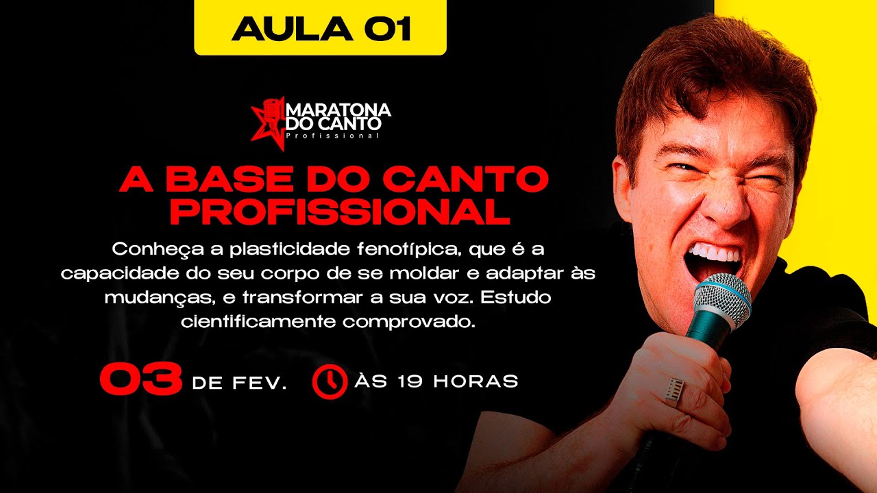 AULA 1 - A Base do Canto Profissional | Maratona do Canto Profissional