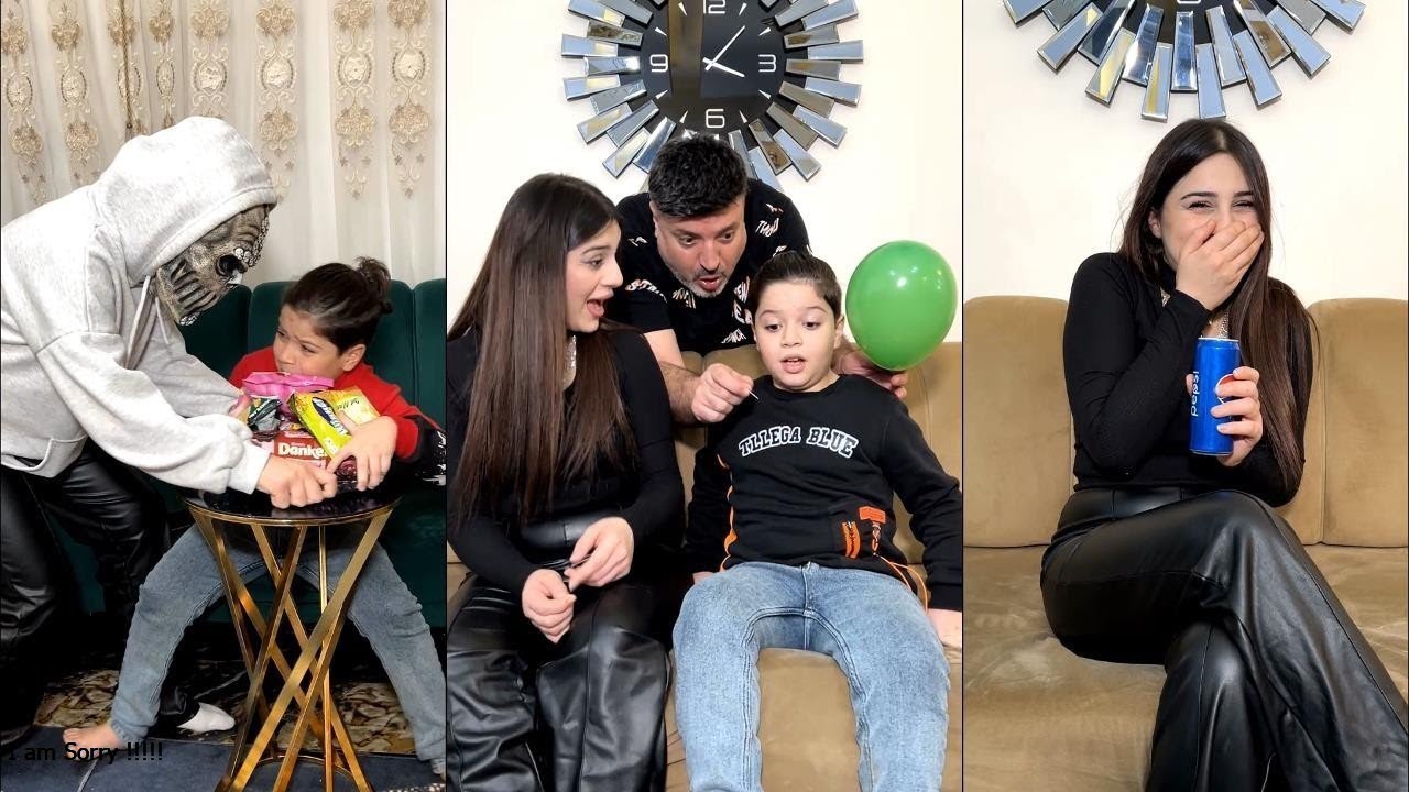 طالعت اولادي من داخل البالونات 😂 My children were inside the balloons