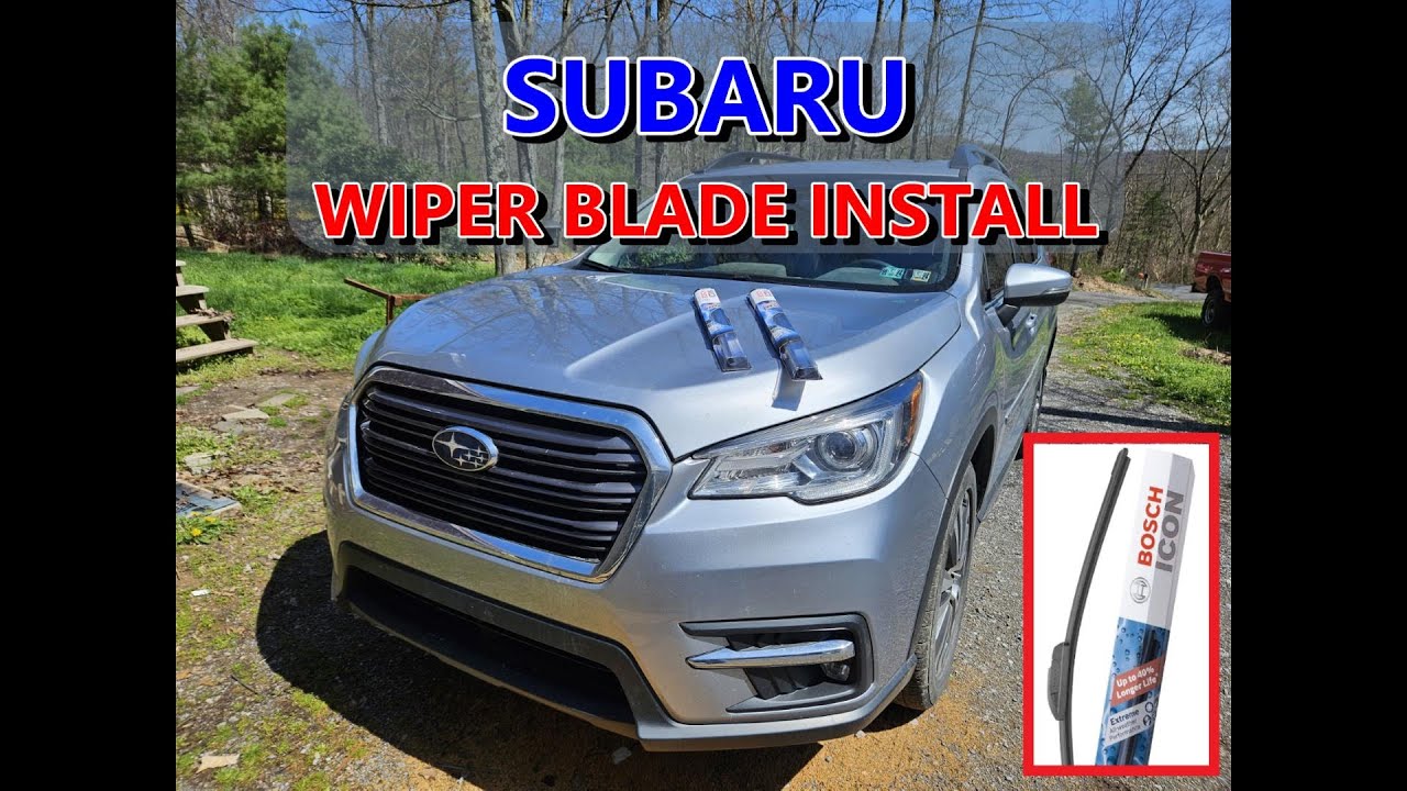 Как УСТАНОВИТЬ щетки стеклоочистителя на ваш SUBARU!