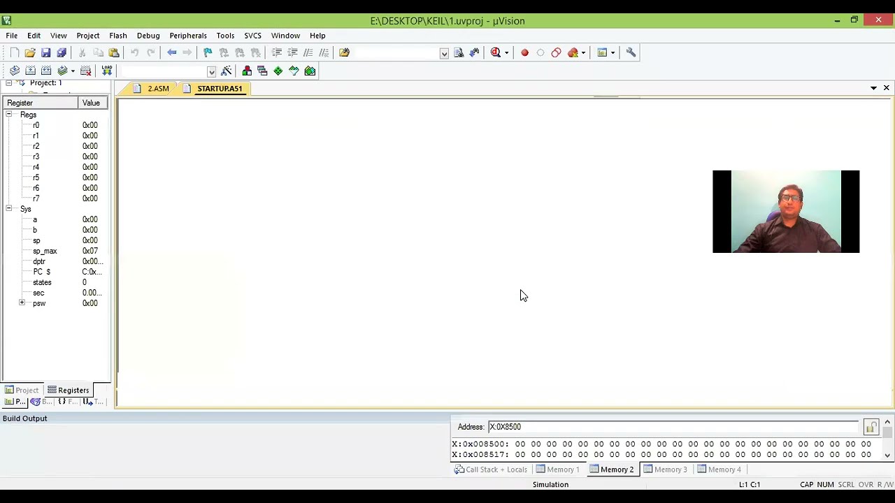 Write an ALP to move a block of data from one external memory location to other