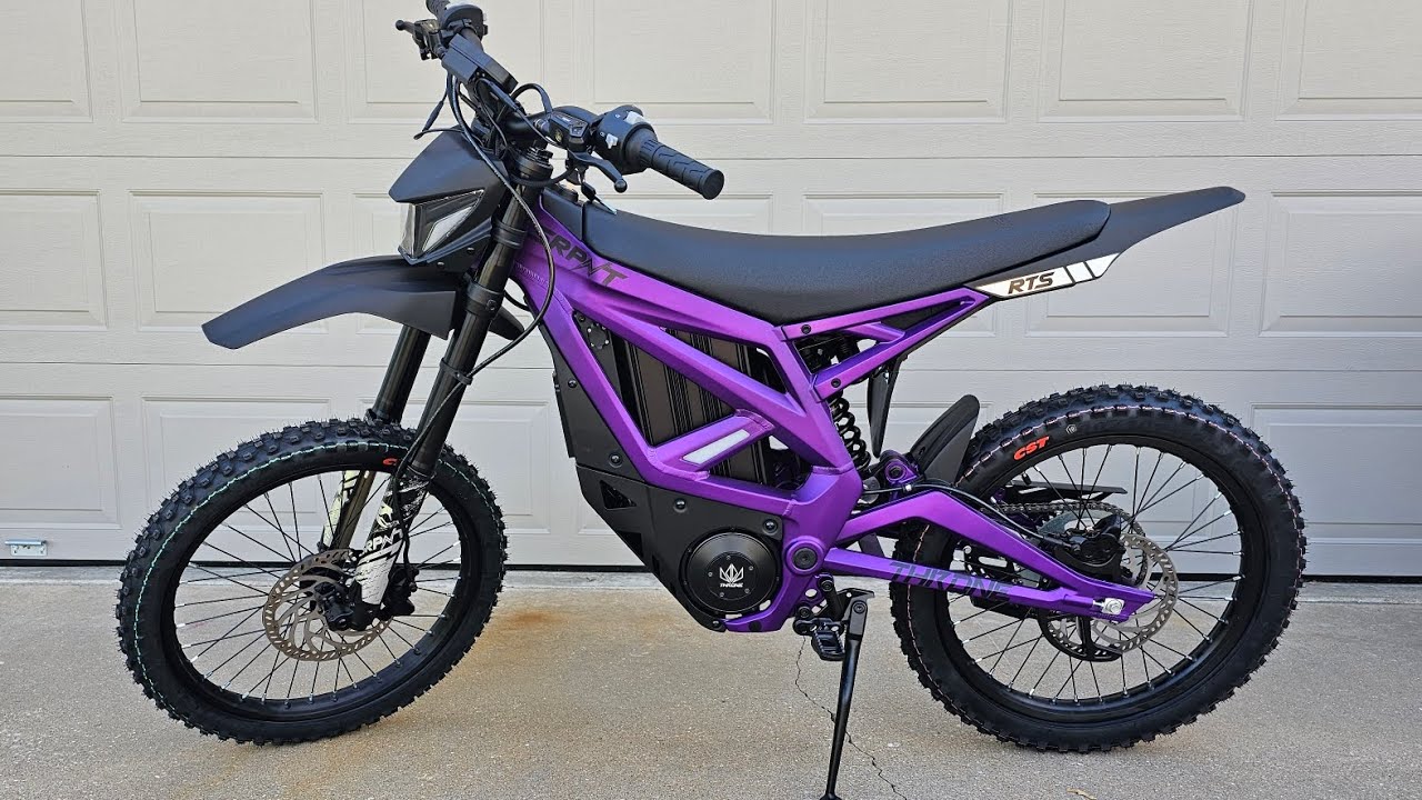 Throne SRPNT.  First Ride. This E-Moto / E-Bike RIPS ⚡️⚡️⚡️ (Caution: Wind Noise) @thronecycles3531