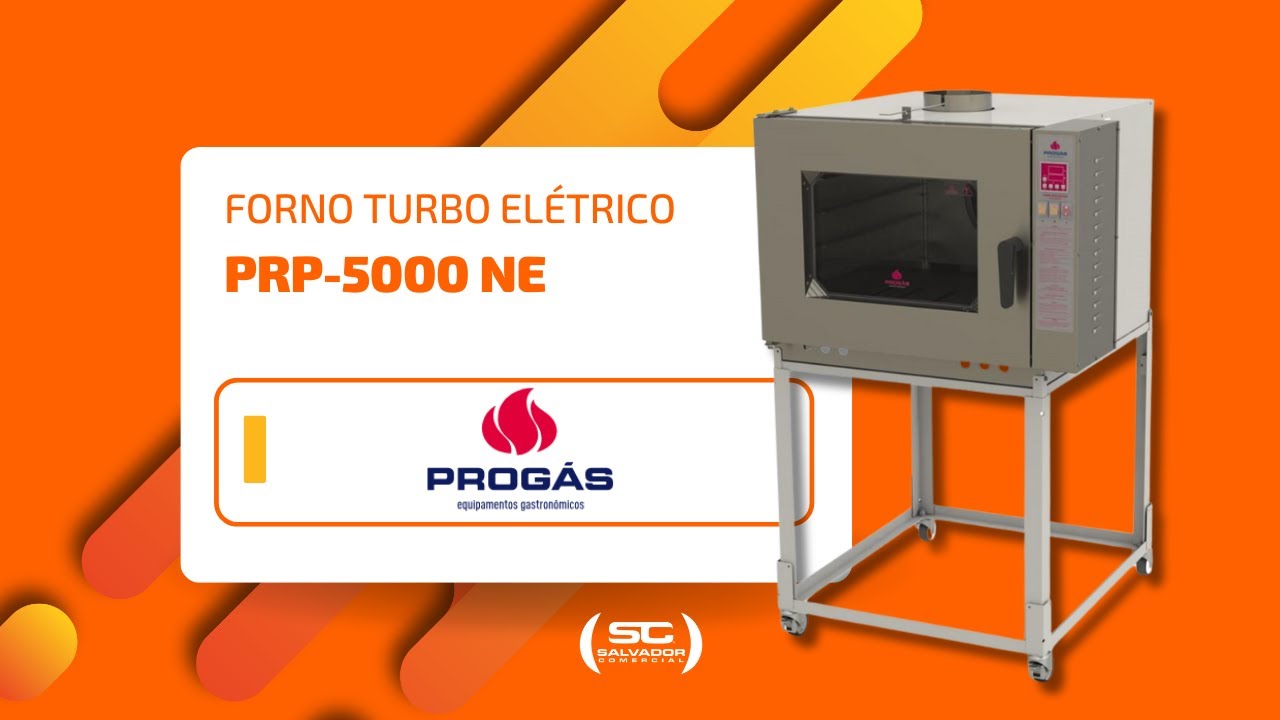 Forno Turbo Elétrico PRP-5000 NE - Progás | SALVADOR COMERCIAL