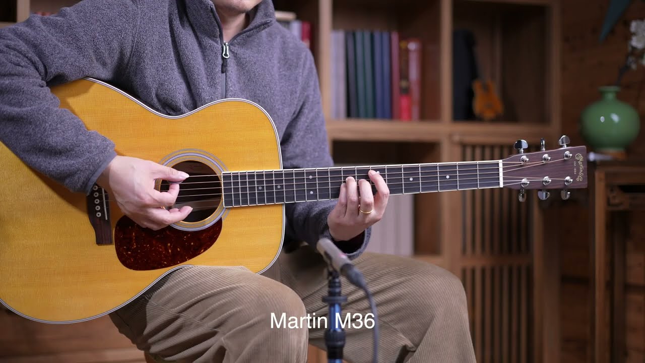 哪个好听which sounds better？Martin M36 vs J40 吉他评测
