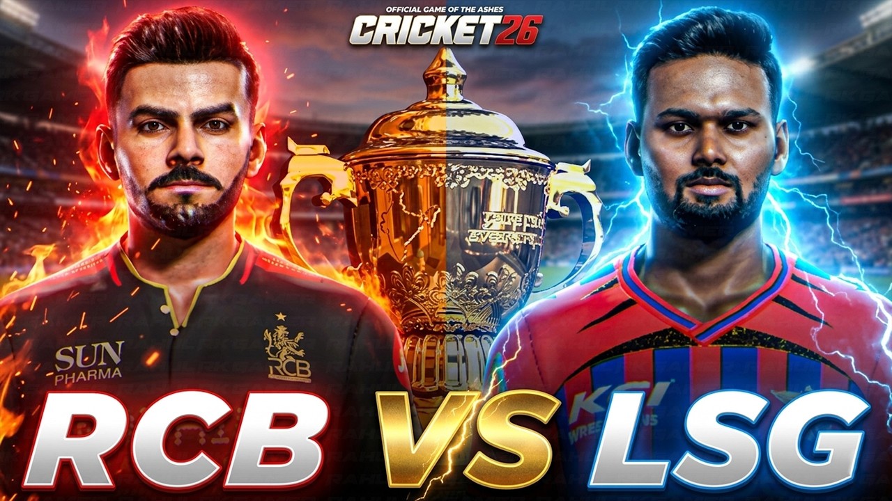 Royal Challengers Bengaluru vs Lucknow Super Giants Cricket 26 IPL 2026 Gaming Series Highlights #5