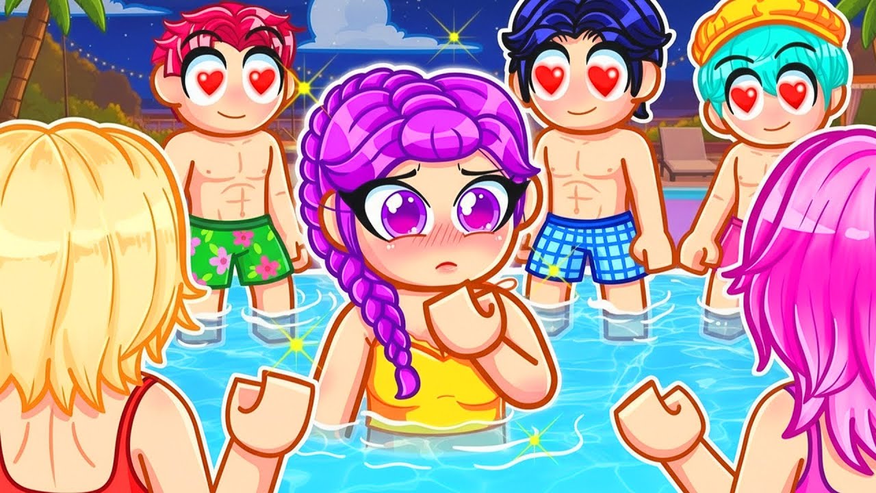 Rumi Gets Surrounded by 5 Saja Boys in Roblox! Kpop Demon Hunters
