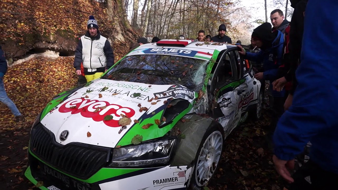 Rally Hungary 2020 - First cars SS11 & After Crash Simon Wagner