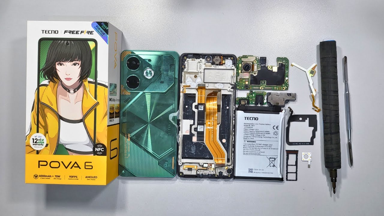 POVA 6 TEARDOWN & DISASSEMBLY !!! NO DETAIL INFORMATION!!!