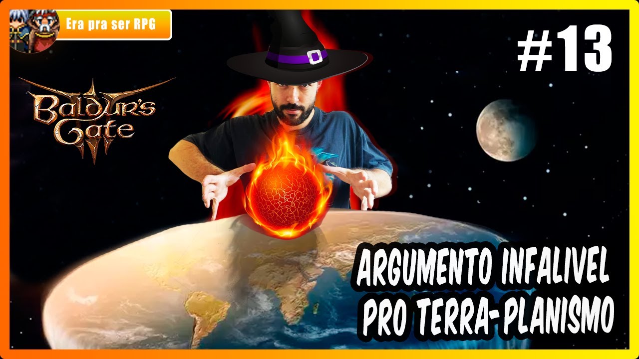 Baldur's Gate deu o melhor argumento pra terra plana