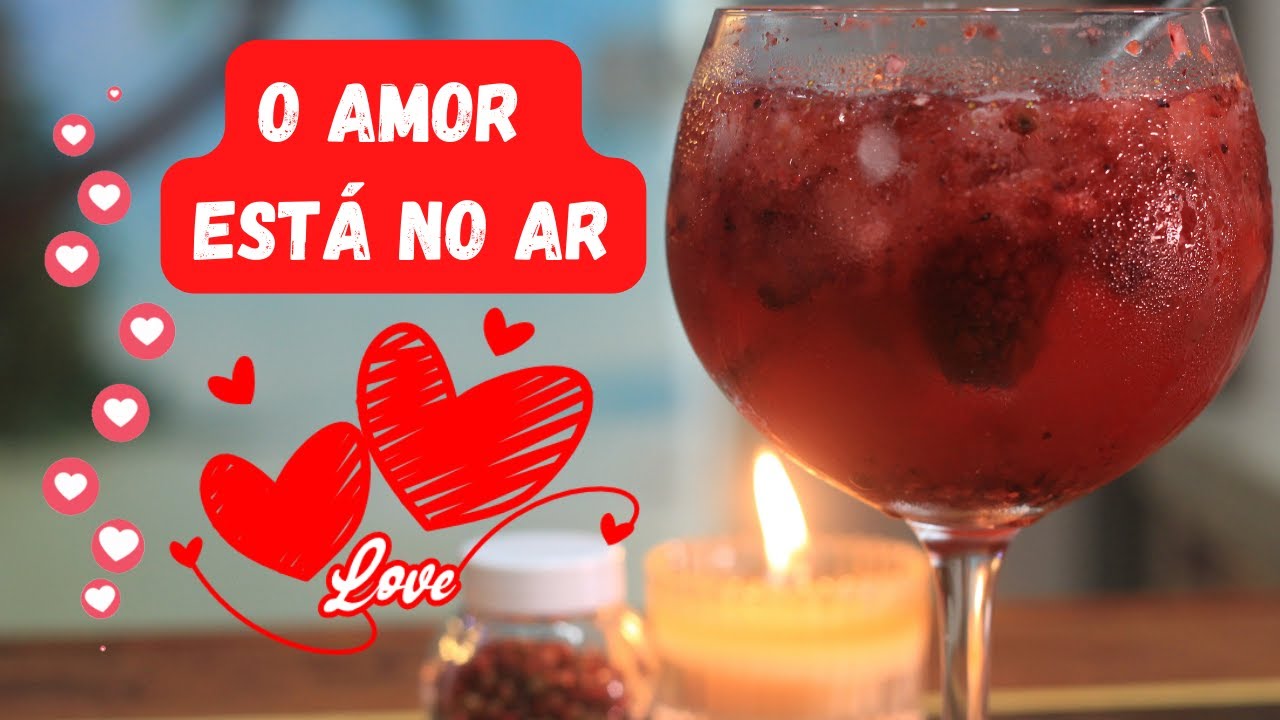 Como fazer o Gin do Amor de Frutas Vermelhas, o Drink Ideal para o Dia dos Namorados