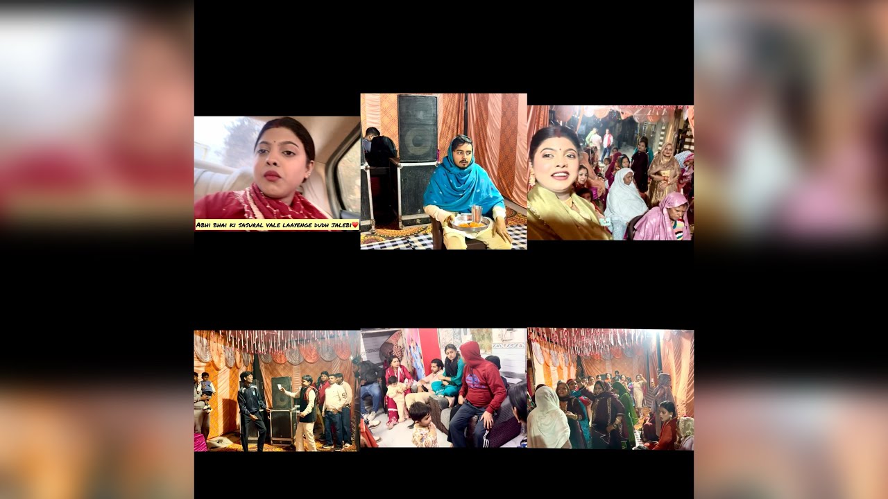Bhalswa Se Dudh Jalebi Aayi and night me hui cousins gossip panchayat 🤣🤭 #dailyvlog #weddingfunction