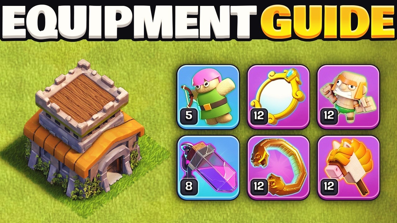 Best Hero Equipment at TH8 (Clash of Clans)