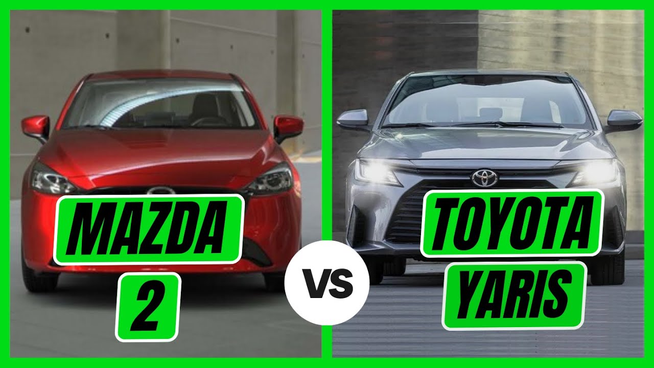 Mazda 2 vs Toyota YARIS | ¿Cuál es el mejor sedán?