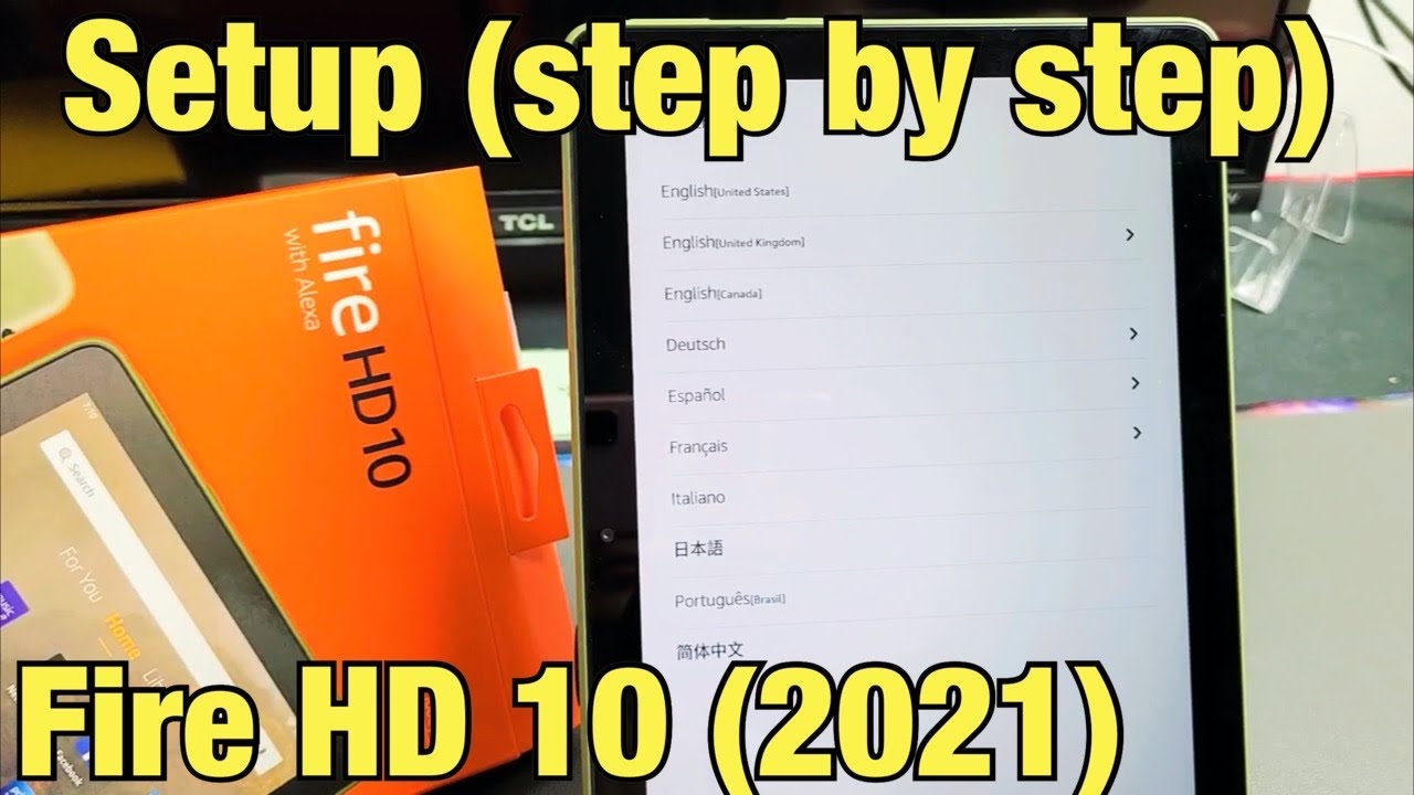 Планшет Fire HD 10 (2021): как настроить (пошагово)