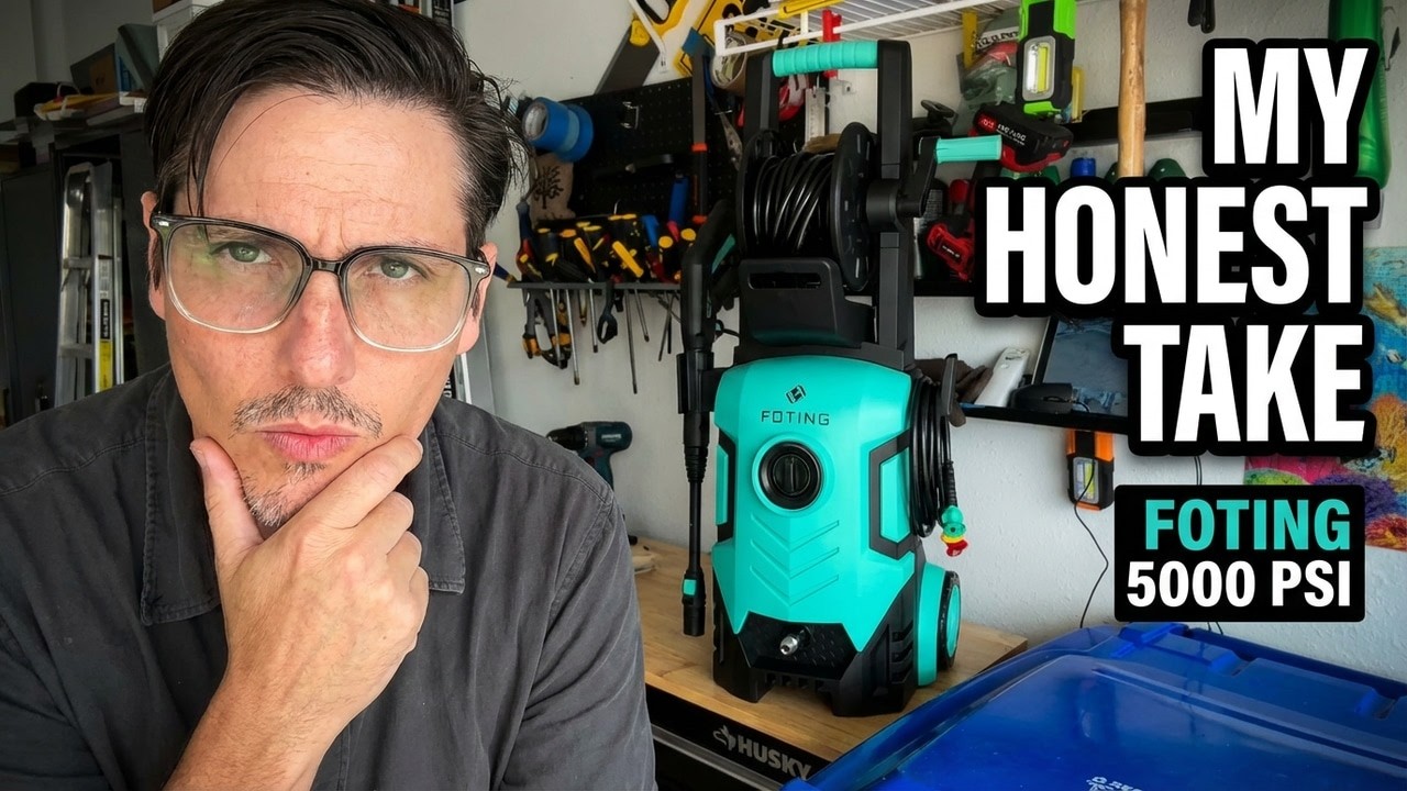 FOTING 5000 PSI Pressure Washer 2026 Upgraded – Touch Screen, 8 Levels & Foam Cannon Review