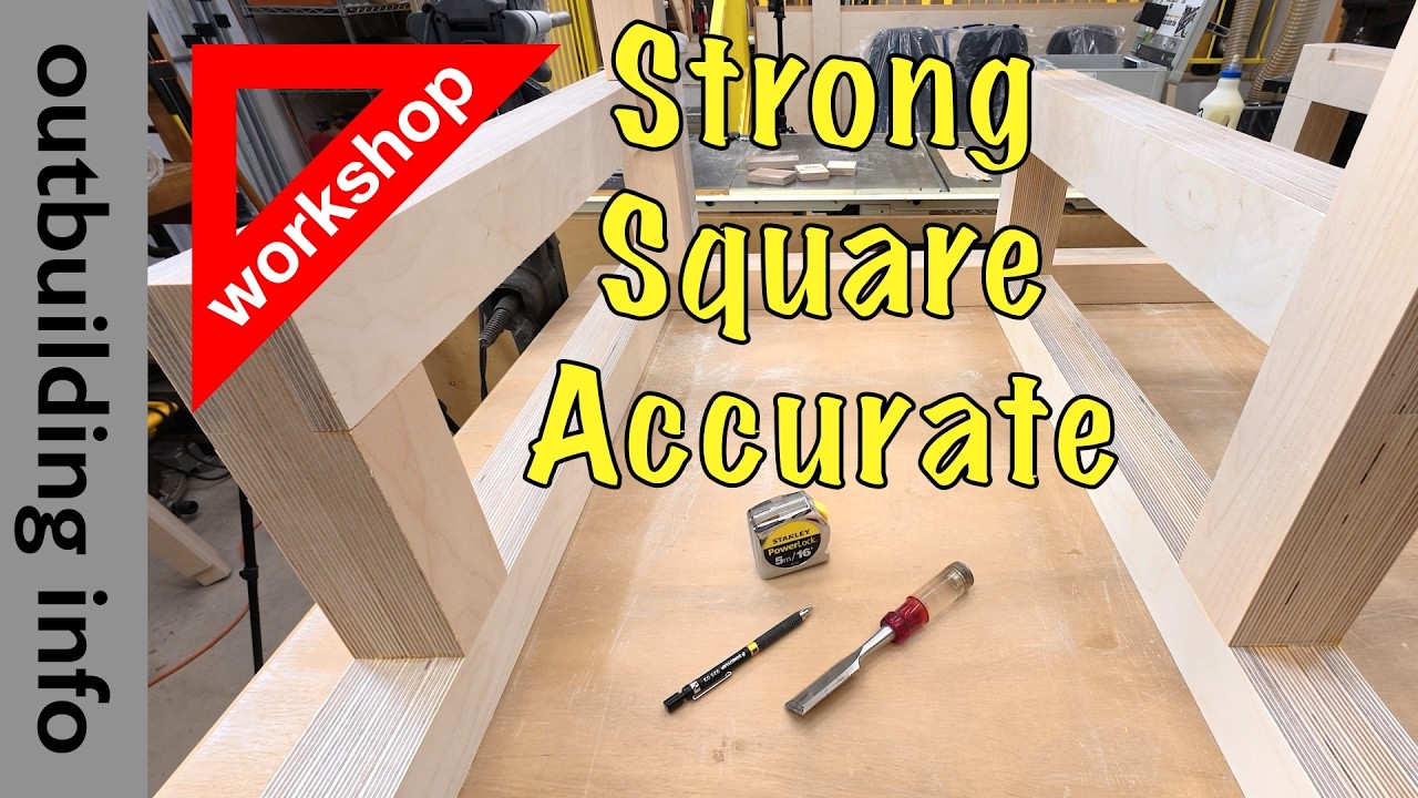 047 - workshop - Laminated Plywood Bench Frames, Tips and Tricks
