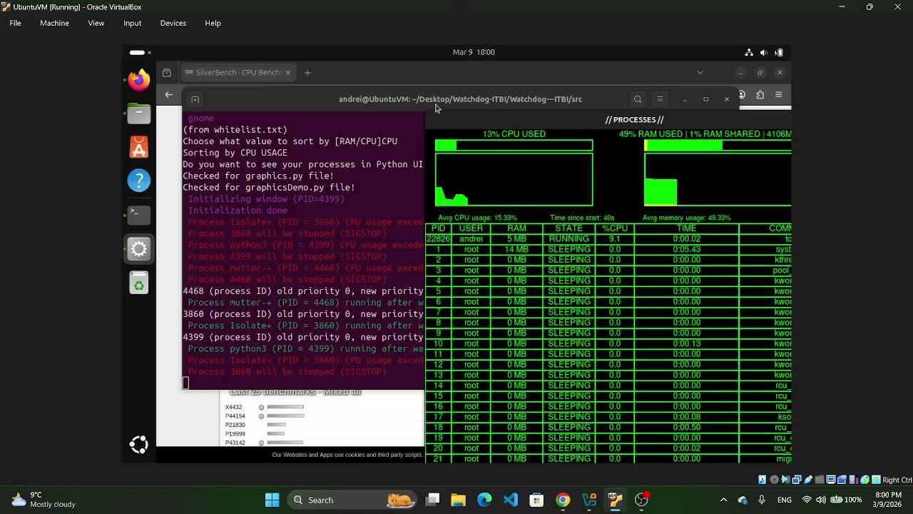 Watchdog - Linux Process Management