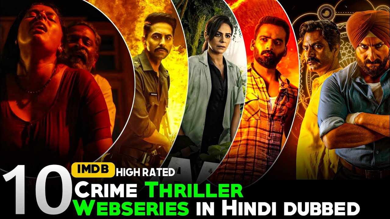 Top 10 New Crime Thriller Web series in hindi | Best Suspense Thrillers WebSeries 2025