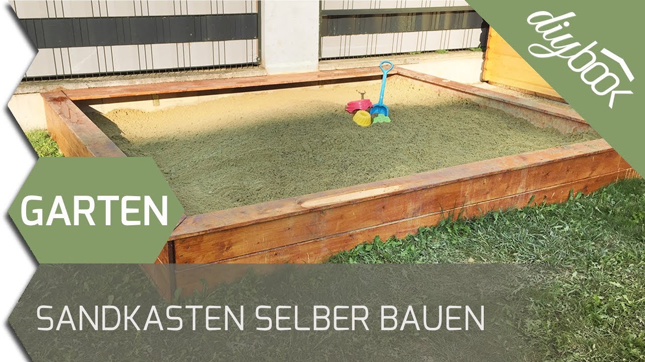 Sandkasten selber bauen