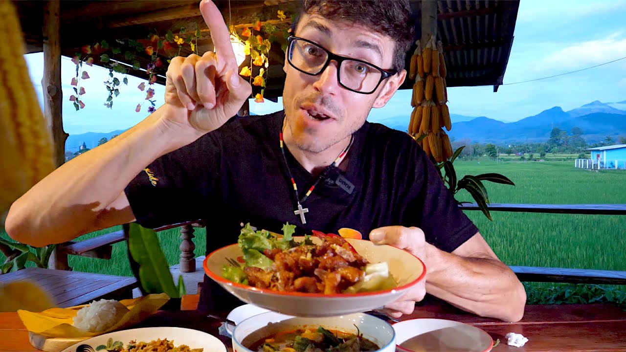 Best Thai Food of 2023 || 100% Home-Grown Menu of Amazing Northern Thai Food in Pua, Nan