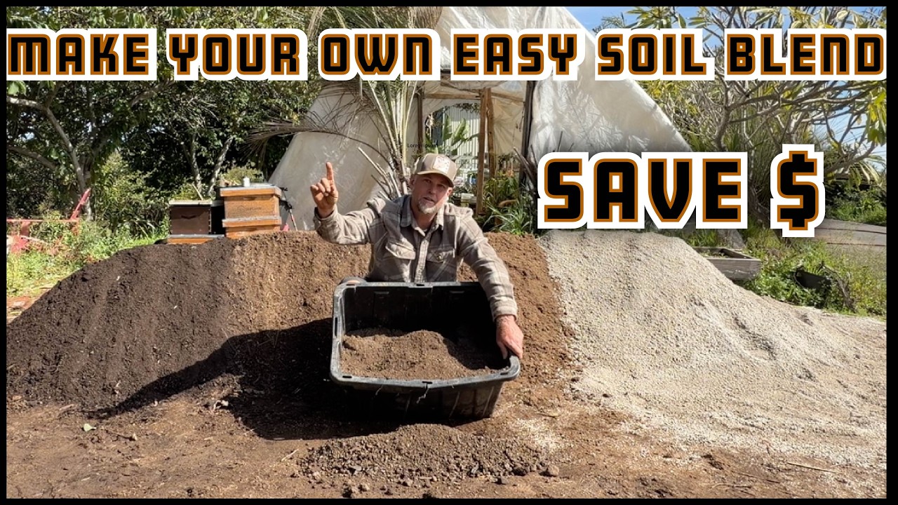 DIY SOIL BLEND. SAVE $. Start seeds and transplant.