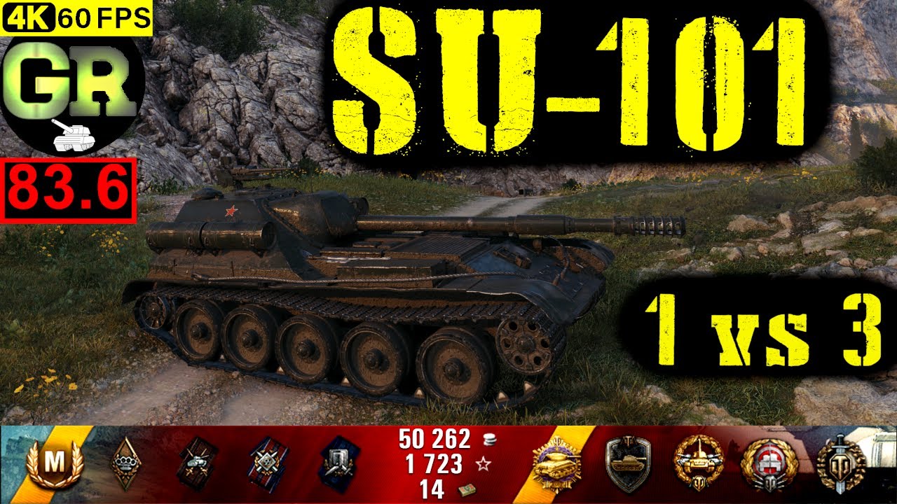 World of Tanks SU-101 WoT Replay - 10 Kills 5.4K DMG(Patch 1.5.0)
