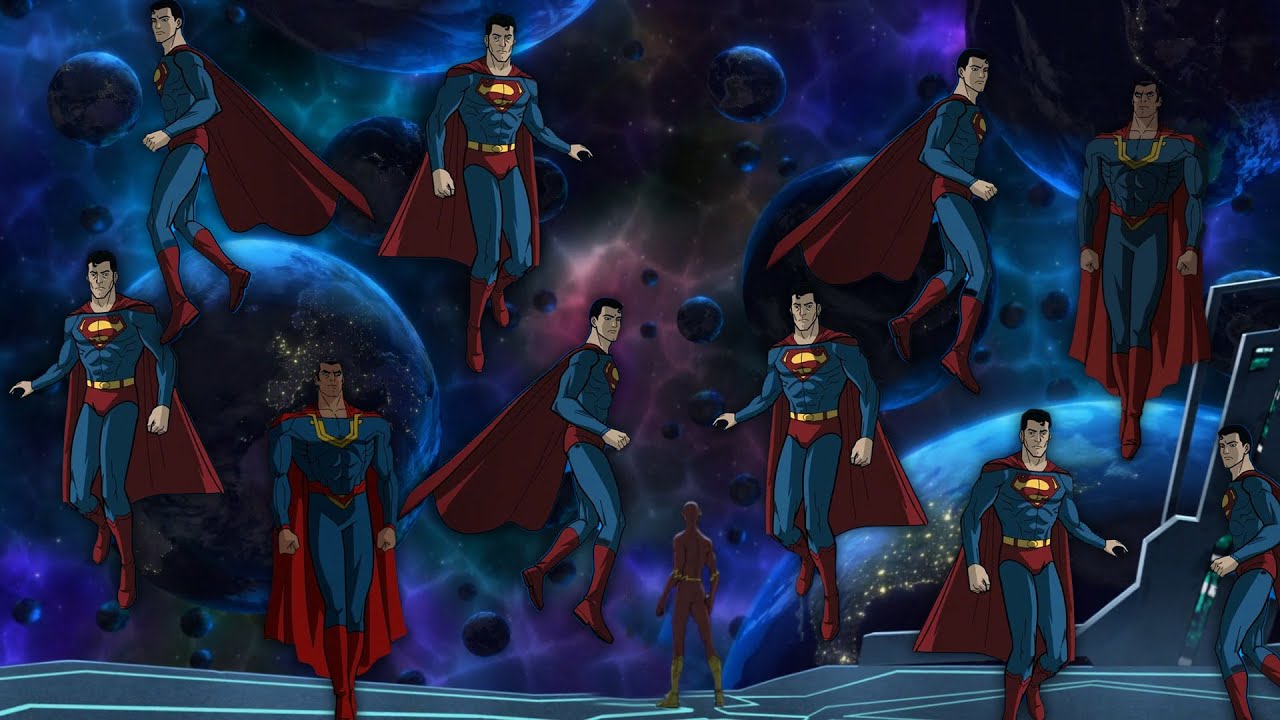 Different Supermen Unite to Fight Off Evil Justice League in a Battle for the Multiverse