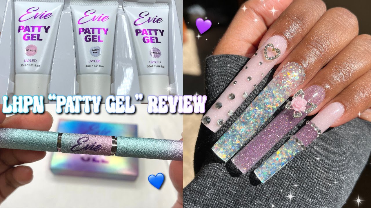 Тестирую гель Patty Gel от LongHairPrettyNails! Честный обзор | Очень длинные полигелевые ногти |...