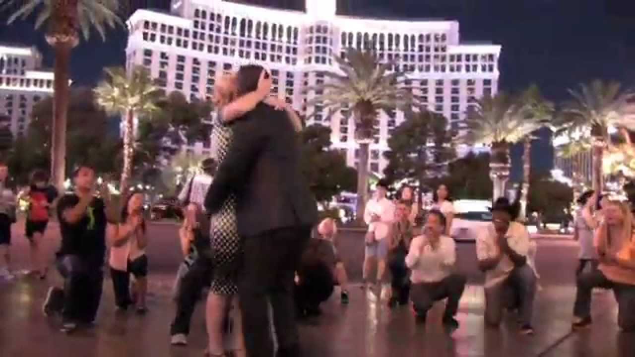 Christelle & Bakary's Proposal Flash Mob  9-26-2014 - Las Vegas